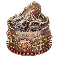 Подарочная шкатулка Veronese Осьминог с бронзовым напылением 0301557