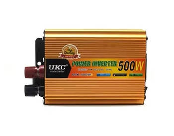 Автомобільний перетворювач напруги AC/DC UKC SSK-500W/220В + USB Інвертор