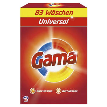 Пральний порошок GAMA 5,4 кг 83 прання