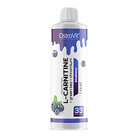 L-Carnitine + Green Tea + Chromium Liquid OstroVit 500 мл Чорниця