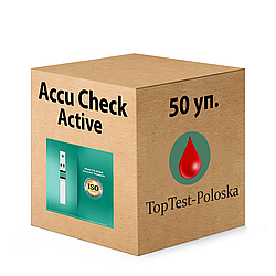 Тест-смужки Акку-Чек Актив 50 шт. (Accu-Chek Active)/2500 штук