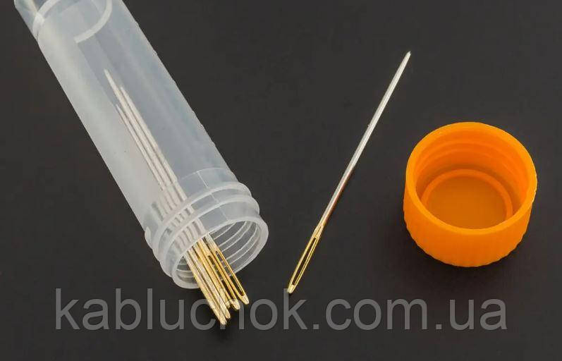 Голка для ручного шиття з тупим закінченням 48,5 мм, фото 1