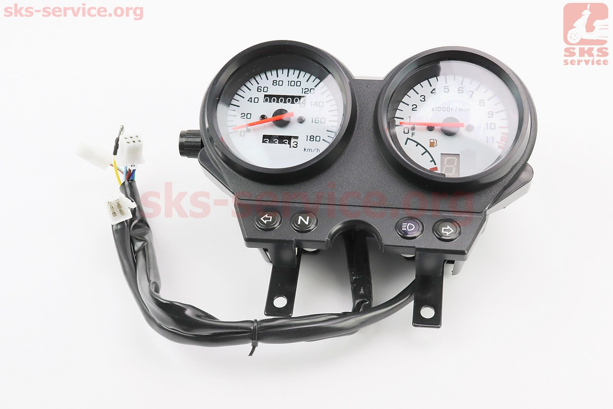 Спидометр в сборе V150A (спидометр 180км/ч, тахометр механический) (ID ...