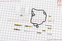 Ремонтный к-кт карбюратора 50-80сс, 12 деталей + поплавок 50-100сс 4Т