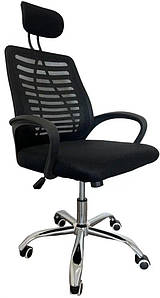 Крісло офісне Bonro B-6200 Чорне (42300108)