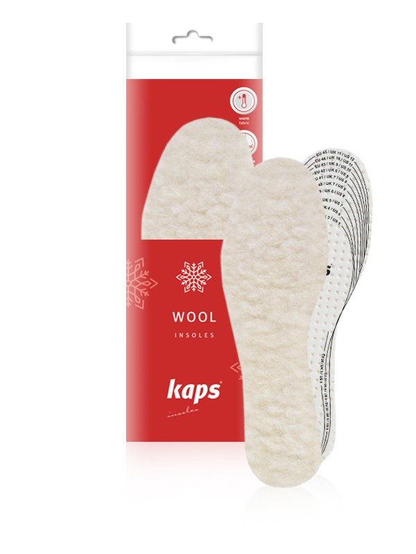 Kaps Wool — Зимові устілки для взуття (для вирізання)