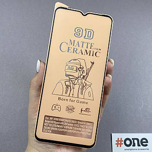 Захисна плівка для Tecno Spark 9 матова керамічна плівка на телефон техно спарк 9 чорна crm