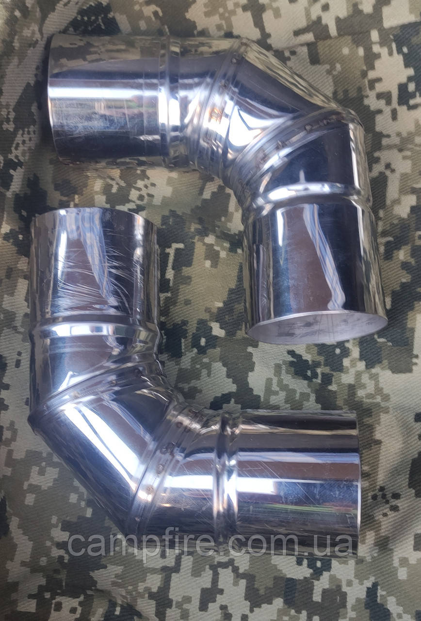 Колено 90градусов на дымоход ф60мм. Дымоход для палаток! Поворот на ...
