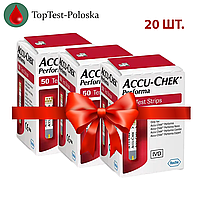 Тест-полоски Акку-Чек Перформа (Accu-Chek Performa) 50 шт. 20 упаковок