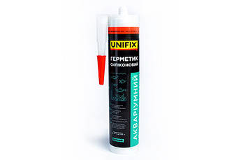Герметик силіконовий акваріумний UNIFIX (чорний) 280 мл
