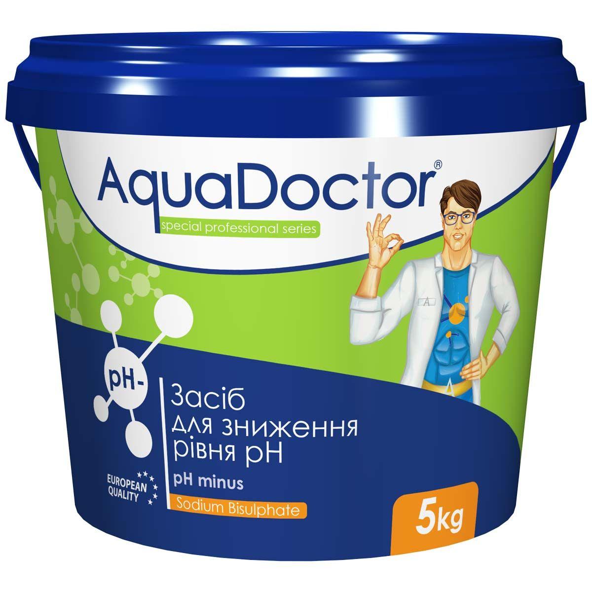Хімія для басейнів AquaDoctor pH мінус 5 кг (гранули)