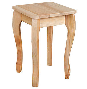 Табурет дерев'яний для маленької кухні Смарт Мікс меблі, колір натуральний, фото 2