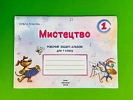 Мистецтво 1 клас Робочий-Альбом Лобова, Школяр