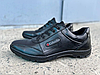 Шкіряні чорні чоловічі кросівки розміри 39-45, фото 6