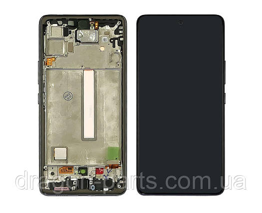 Дисплей Samsung A536 Galaxy A53 5G 2022 із сенсором Чорний Black оригінал, GH82-28024A, фото 2
