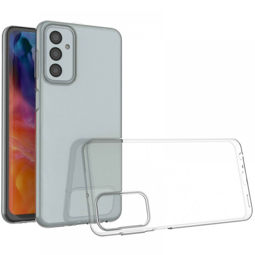 Чохол Silicone Case WS Samsung M23 ( M236 ) Прозорий