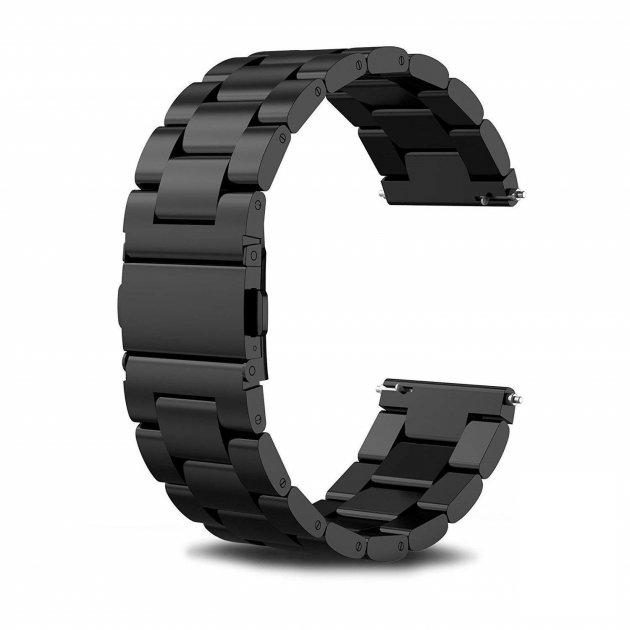Ремінець Steel Strap 22 mm Gear S3 / S2 Black