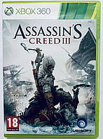 Assassin's Creed III, Б/У, английская версия - диск для Xbox 360