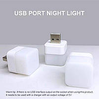 Мини USB фонарик квадратный ночничок