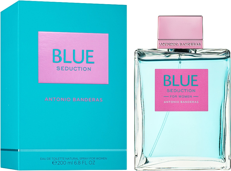 Туалетна вода Antonio Banderas Blue Seduction Women 200 мл, фото 1