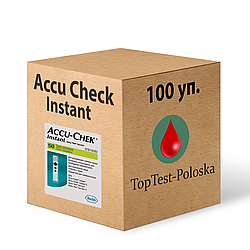 Тест-смужки Акку Чек Інстант (Accu Check Instant) 100 паковань