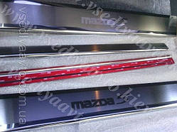 Захист порогів - накладки на пороги Mazda 5 I з 2005-2010 рр. (Premium)
