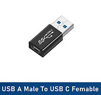 Переходник адаптер USB Type-C (мама) - USB 3.1 (папа)