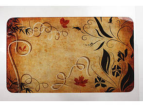 Стіл зі скляною стільницею і металевими ніжками Фреш Мікс меблі, колір" осінь", фото 2