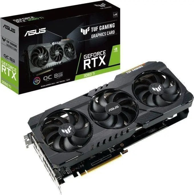 Відеокарта Asus RTX 3060 Ti TUF Gaming OC Edition 8GB GDDR6 Refurbished