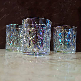 Набір 6 шт склянок для віскі Брістоль Delisoga Light 340 мл перламутр