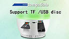 Портативная Bluetooth колонка с увлажнителем SPS JT-315, зеленая, фото 5