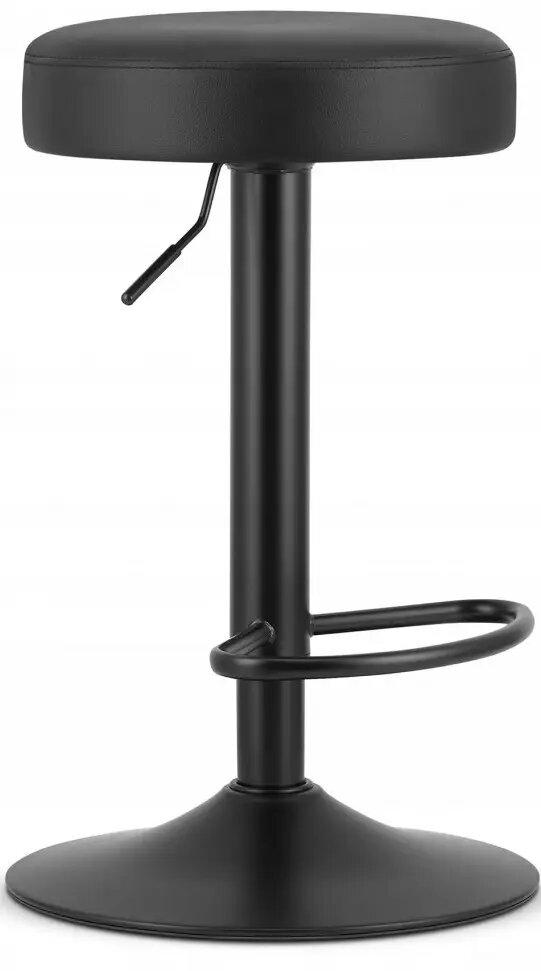 Барний стілець Bonro B-067 чорний із чорною основою