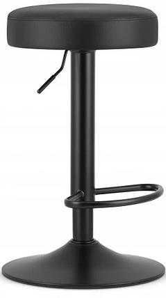 Барний стілець Bonro B-067 чорний із чорною основою, фото 1