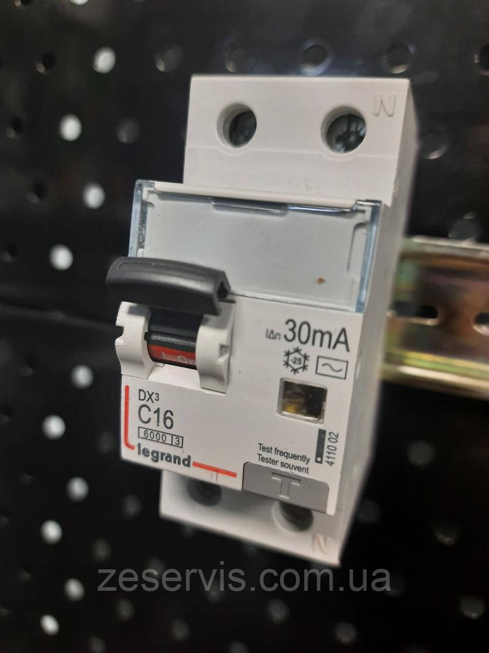 Диференціальний автомат 16A, 30мА, Legrand, фото 1