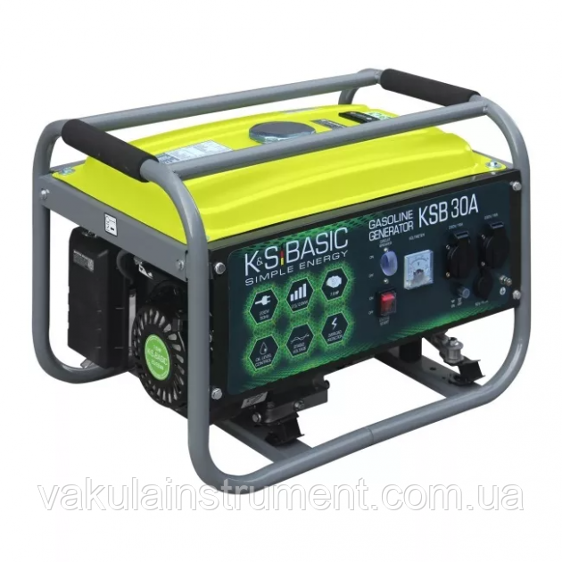 Генератор бензиновий K&S BASIC KSB 30A, фото 1