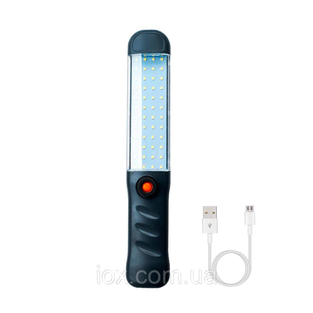 Світлодіодний вологостійкий ліхтар для кемпінгу, 3 режими, USB акумулятор 2400мА