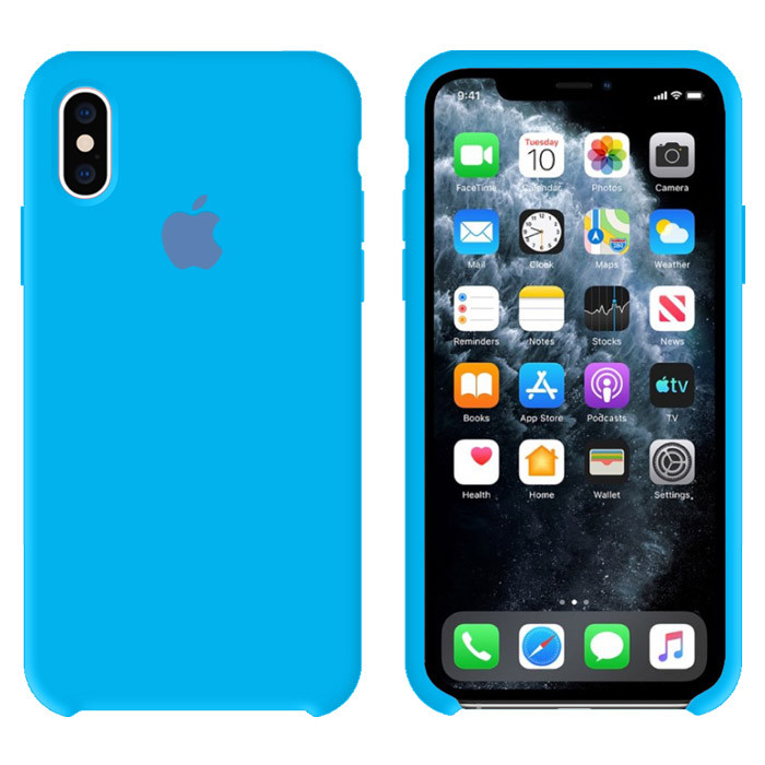 Чехол Silicone Case Original IPhone X, IPhone XS №63 (Waves) (N66 ...