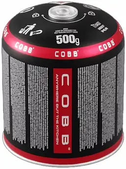 Газовий балон Polax 500 г з різьбленням EN417, бутан-пропанова суміш для туристичних пальників, кемпінгу, походів, грилів