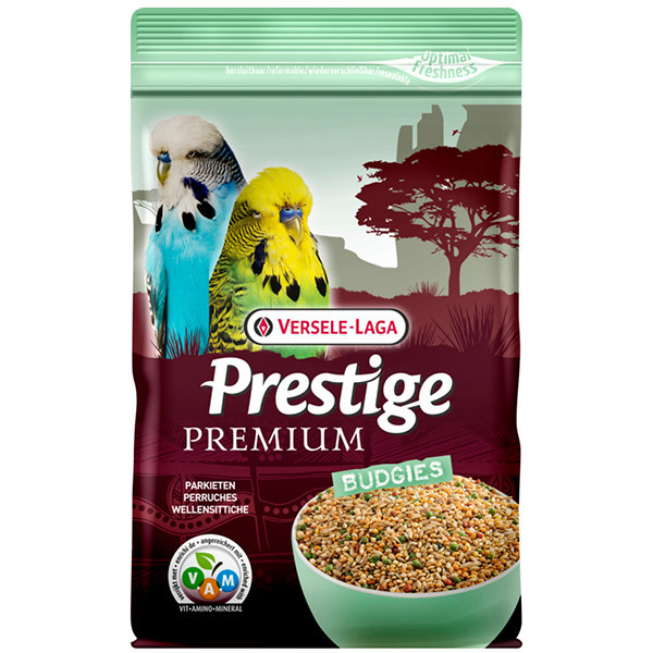 Полнорационный корм Versele-Laga Prestige Premium Вudgies для волнистых попугаев 800 г (5410340216996) - фото 1 - id-p1738943069