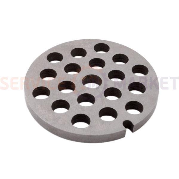Решітка (сито) для м'ясорубки 00755475 Zelmer/Bosch NR8 86.3162 ZMMA188X 8 мм (01693)