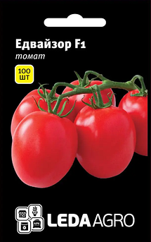 Томат Едвайзор F1, слива, 100 шт (Leda Agro)