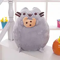 Мягкая игрушка Пушин с печенькой Pusheen 25 см