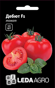 Томат Дебют F1, крупноплідний, 10 шт (Leda Agro)