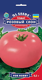 Насіння томат Рожевий слон (0,15 г) середньоранній високорослий, For Hobby, TM GL Seeds
