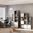 Письмовий стіл Open shelf 750х1200х550 мм  Сірий, фото 4