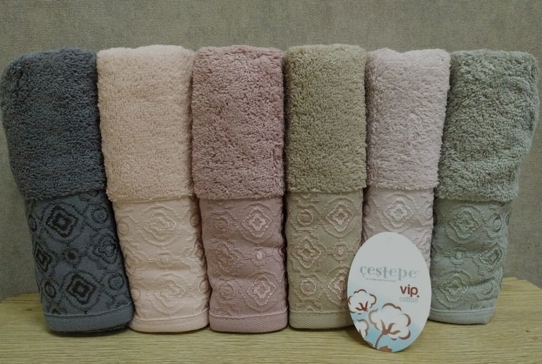 Лазневий махровий рушник Cestepe Vip Cotton Туреччина, фото 1