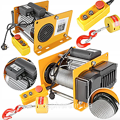 Тельфер горизонтальний Euro Craft KDL 1000 : трос 30 м | 1000 Кг