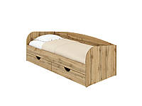 Ліжко Соня-3 з ящиками 80х190 см Пехотін Дуб тахо