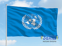 Флаг ООН 80*120 см, В асортименті, Двосторонній