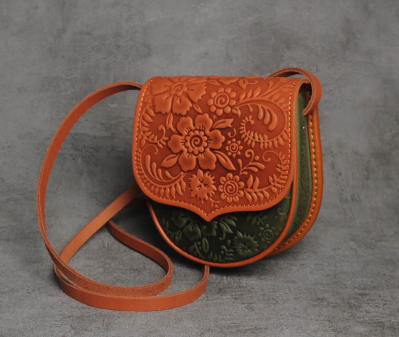 Жіноча міні-сумочка з натуральної шкіри, сумка через плече, фото 1